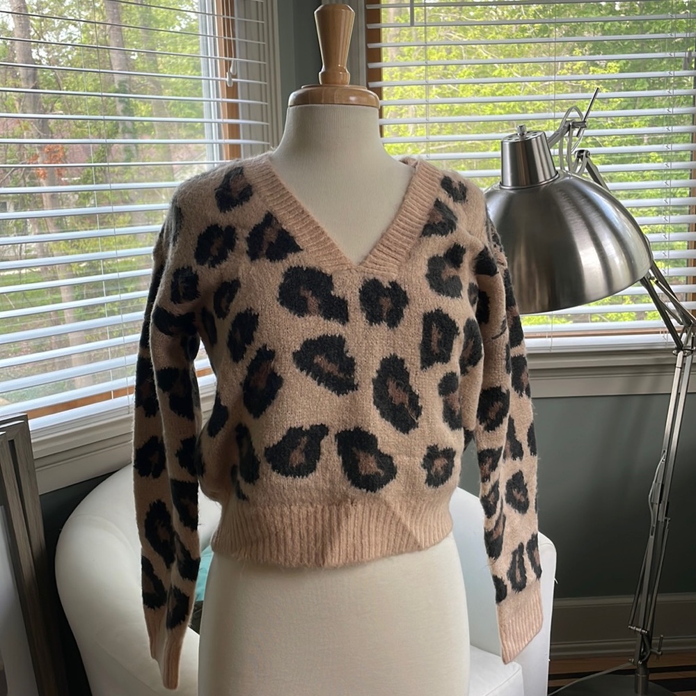 PINK Brand Leopard Sweater